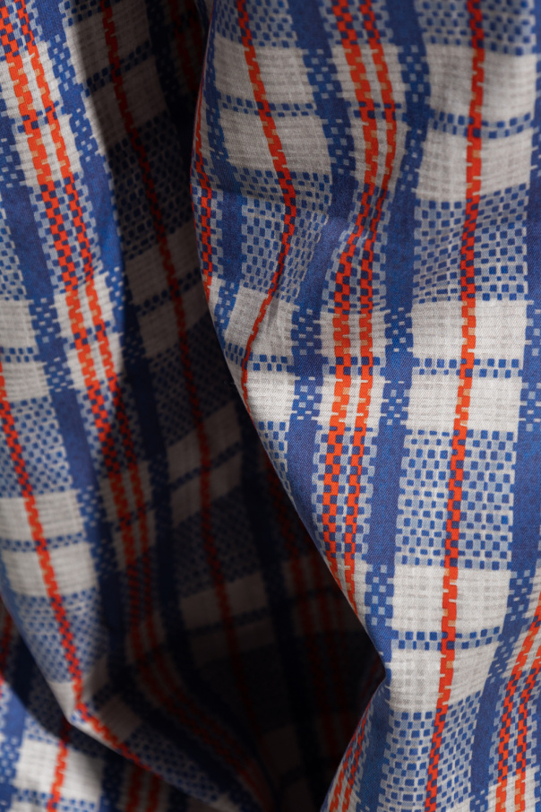 AZUL KNIT JACQUARD STATHAM PANTS チェックパンツ